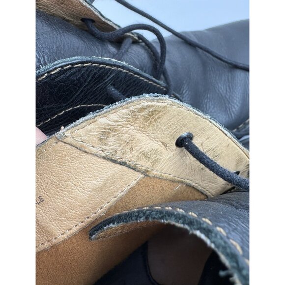 *BORN Harrison Boots Mens Size 10M Black Leather Comfort Ankle Chukka Llace Up main image 11